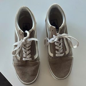 Taupe Suede Vans AMAZING CONDITION